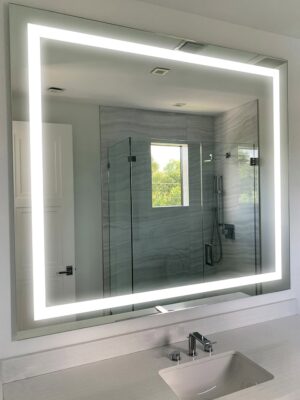 Iluminated-LEd-Mirror--Single-Sink